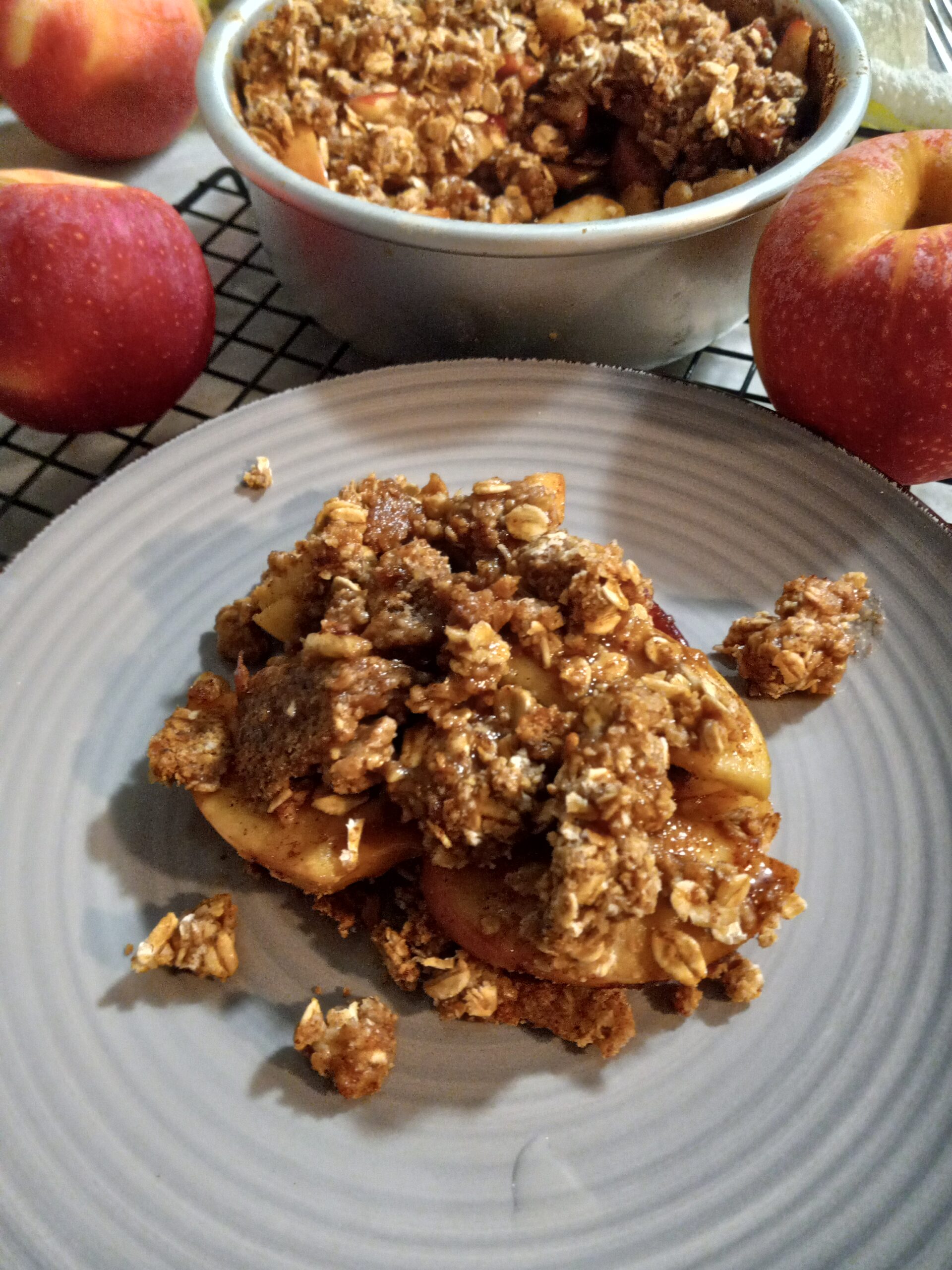 Apple Walnut  Crisp