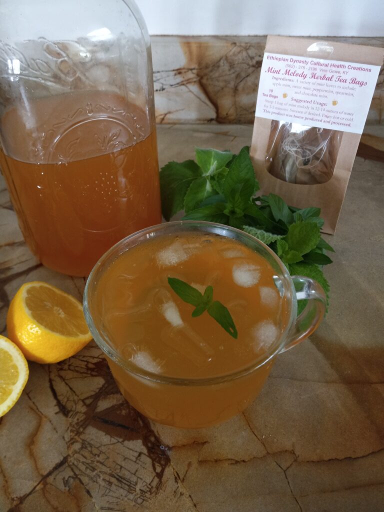 mint melody iced tea