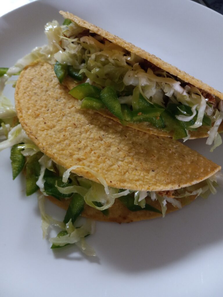 tacos with cabbage slaw