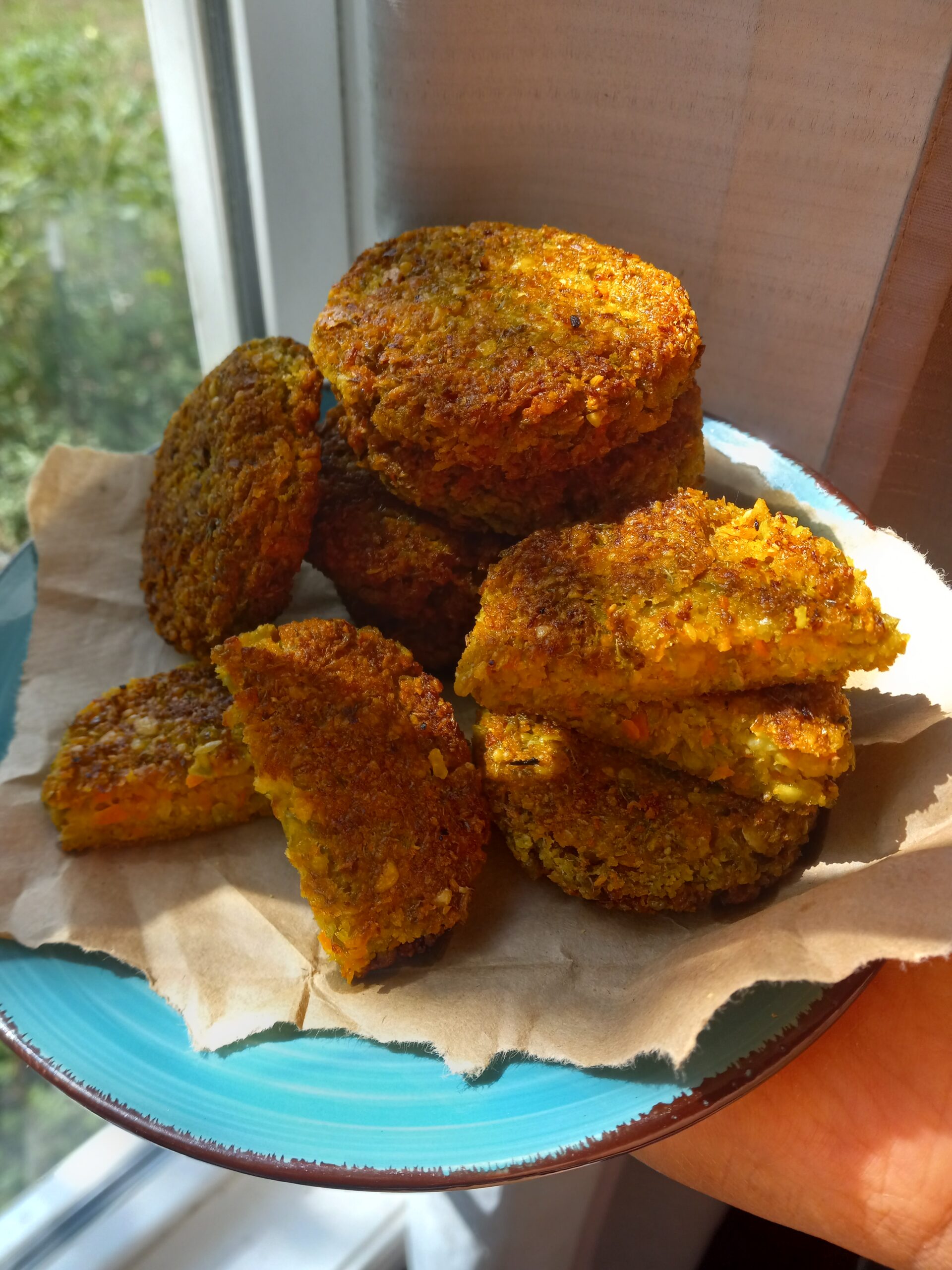 lentil carrot burgers