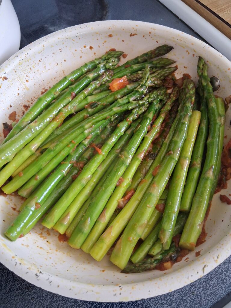 Tomato Garlic Asparagus